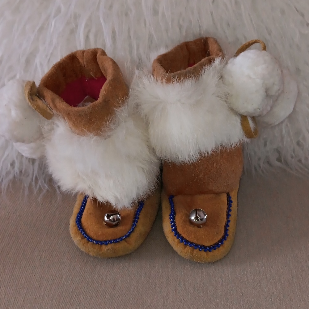 Baby handmade Indigenous Mukluks